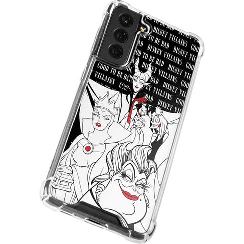 Disney Villains Characters Art Galaxy S22 Plus Clear Case