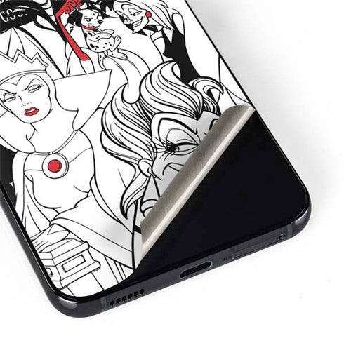 Disney Villains Characters Art Galaxy S22 Skin