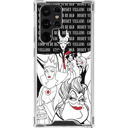Disney Villains Characters Art Galaxy S22 Ultra Clear Case