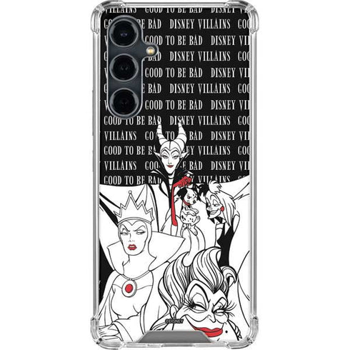 Disney Villains Characters Art Galaxy S23 FE Clear Case