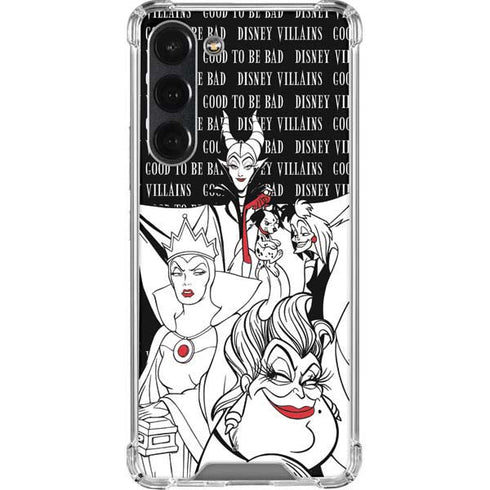 Disney Villains Characters Art Galaxy S23 Plus Clear Case