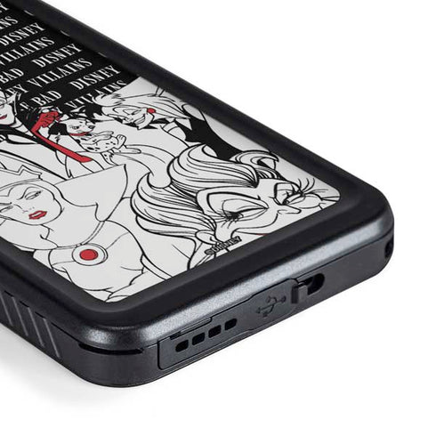 Disney Villains Characters Art Galaxy S23 Plus Waterproof Case