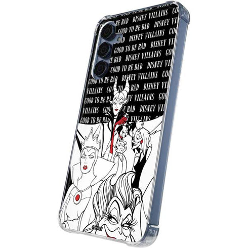 Disney Villains Characters Art Galaxy S24 Clear Case