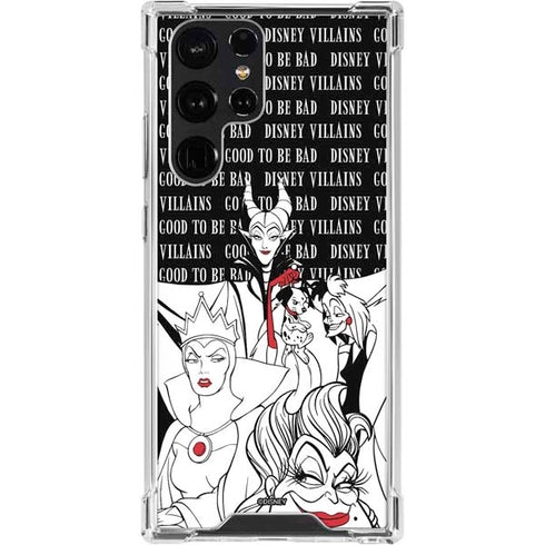 Disney Villains Characters Art Galaxy S24 Ultra Clear Case