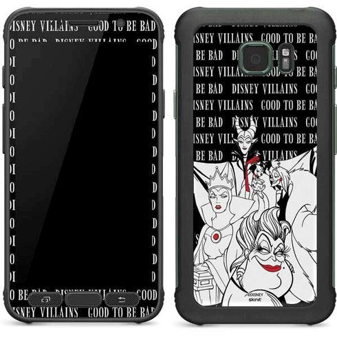 Disney Villains Characters Art Galaxy S7 Active Skin
