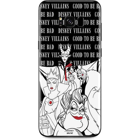 Disney Villains Characters Art Galaxy S8 Plus Skin