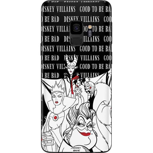 Disney Villains Characters Art Galaxy S9 Skin