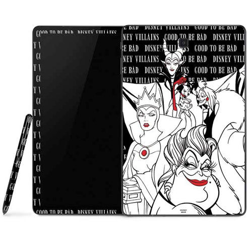 Disney Villains Characters Art Samsung Galaxy Tab Skin