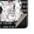 Disney Villains Characters Art Galaxy Z Flip Skin