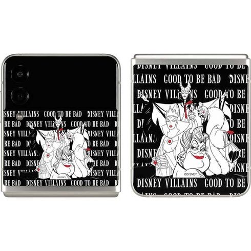 Disney Villains Characters Art Galaxy Z Flip3 5G Skin