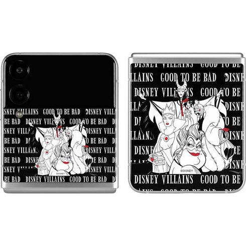 Disney Villains Characters Art Galaxy Z Flip4 5G Skin