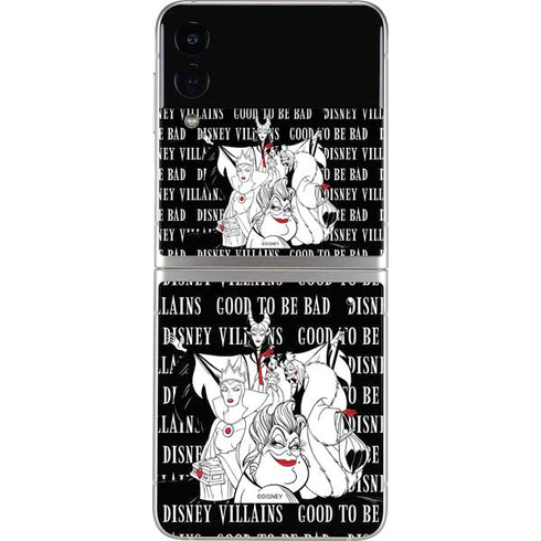 Disney Villains Characters Art Galaxy Z Flip4 5G Skin