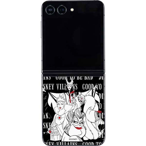 Disney Villains Characters Art Galaxy Z Flip5 5G Skin