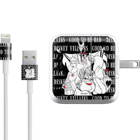 Disney Villains Characters Art iPad Charger (10W USB) Skin