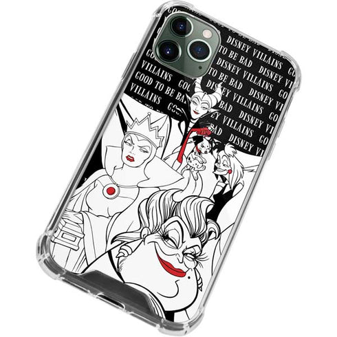 Disney Villains Characters Art iPhone 11 Pro Max Clear Case