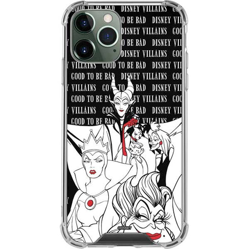 Disney Villains Characters Art iPhone 11 Pro Max Clear Case