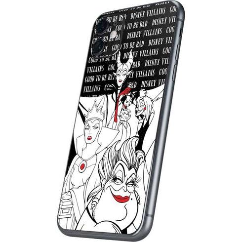 Disney Villains Characters Art iPhone 11 Skin