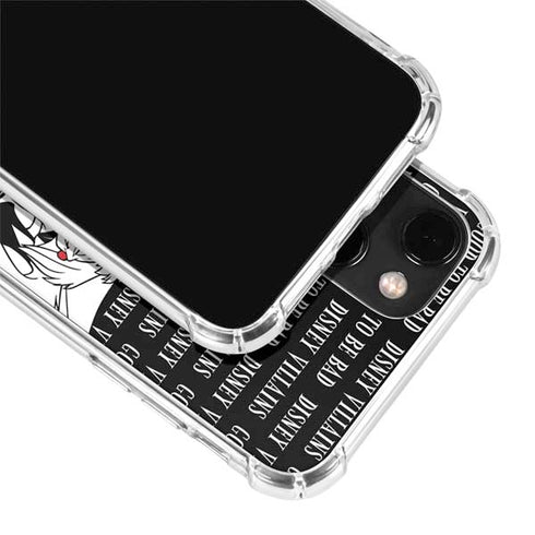 Disney Villains Characters Art iPhone 13 Mini Clear Case