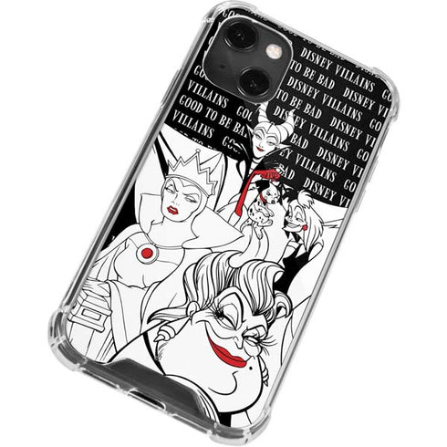 Disney Villains Characters Art iPhone 13 Mini Clear Case