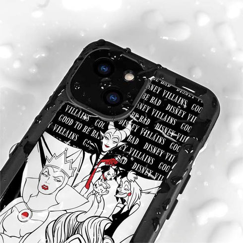 Disney Villains Characters Art iPhone 13 Mini Waterproof Case
