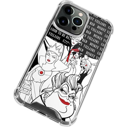 Disney Villains Characters Art iPhone 13 Pro Max Clear Case