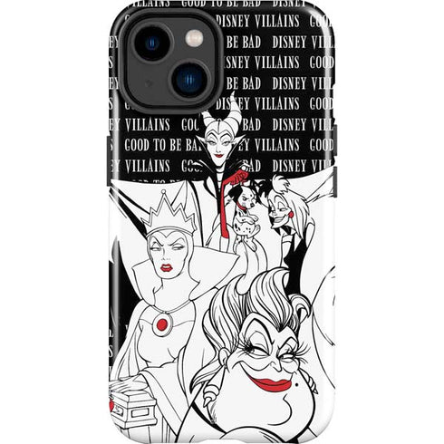 Disney Villains Characters Art iPhone 14 Plus Impact Case