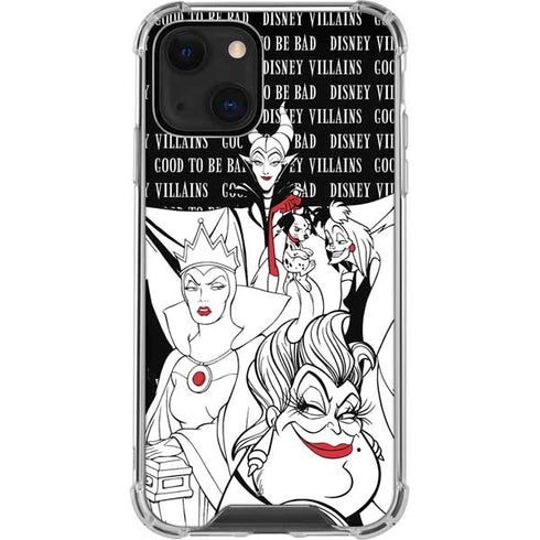 Disney Villains Characters Art iPhone 14 Plus Clear Case