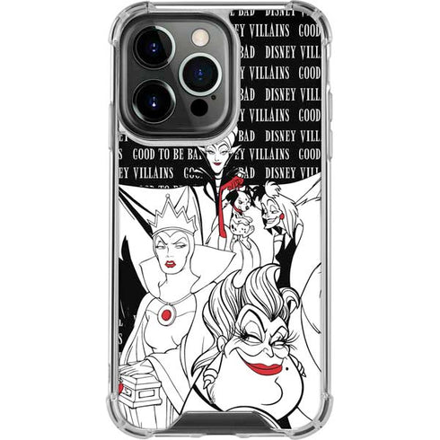 Disney Villains Characters Art iPhone 14 Pro Clear Case