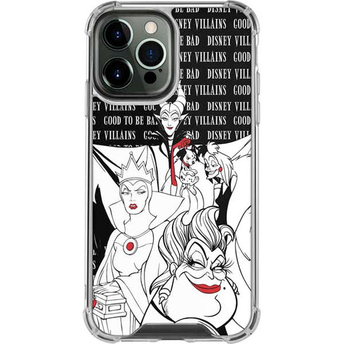 Disney Villains Characters Art iPhone 15 Pro Max Clear Case
