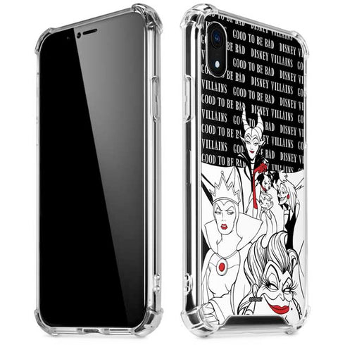 Disney Villains Characters Art iPhone XR Clear Case