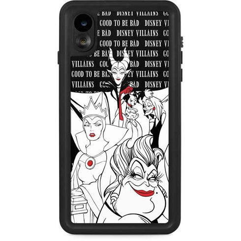 Disney Villains Characters Art iPhone XR Waterproof Case
