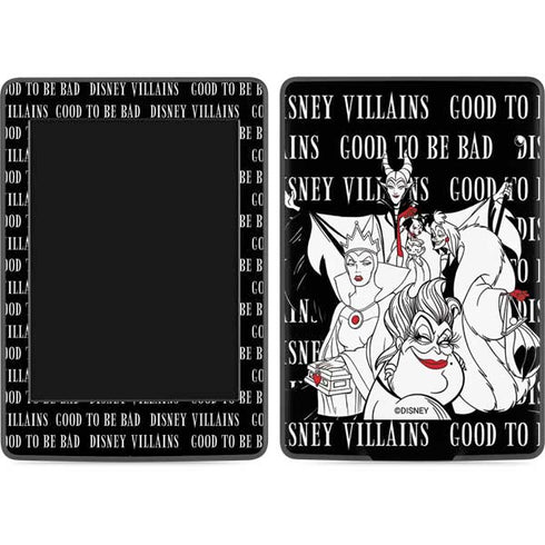 Disney Villains Characters Art Amazon Kindle Skin