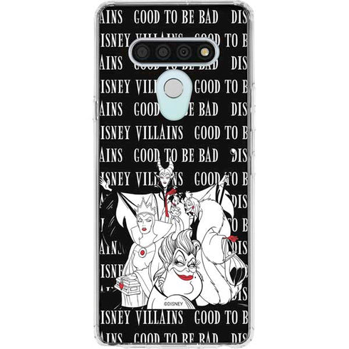 Disney Villains Characters Art LG Stylo 6 Clear Case