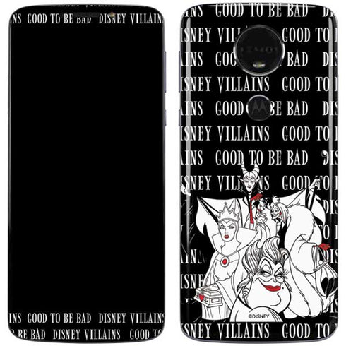 Disney Villains Characters Art Moto E5 Plus Skin