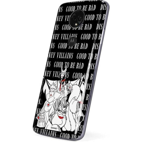 Disney Villains Characters Art Moto E5 Plus Skin