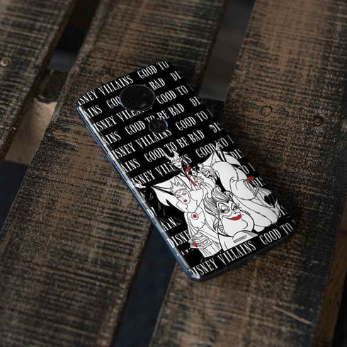 Disney Villains Characters Art Moto E5 Plus Skin