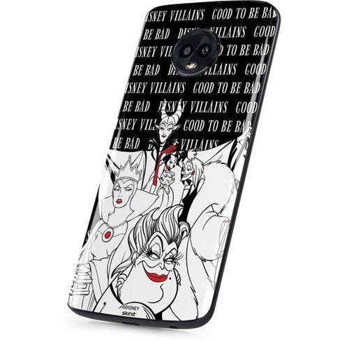 Disney Villains Characters Art Moto G6 Skin