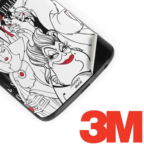 Disney Villains Characters Art Moto G6 Skin