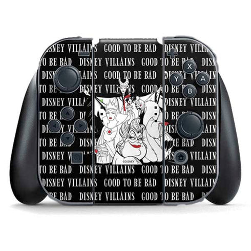 Disney Villains Characters Art Nintendo Switch (2017-2021) Joy-Con Controller Skin