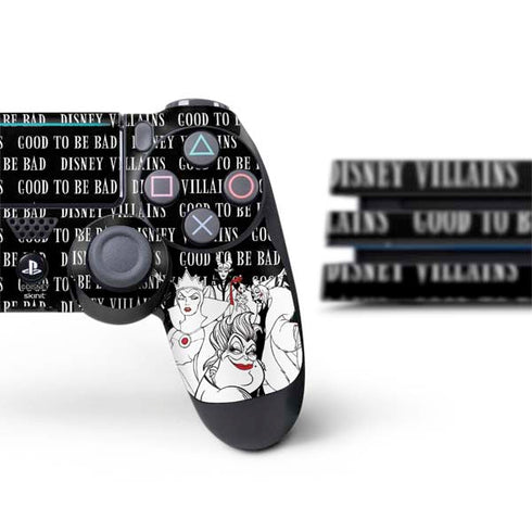 Disney Villains Characters Art PS4 Pro Bundle Skin