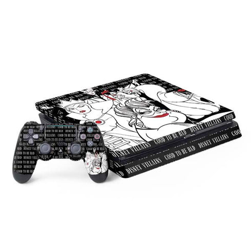 Disney Villains Characters Art PS4 Slim Bundle Skin