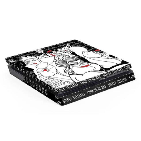 Disney Villains Characters Art PS4 Slim Skin