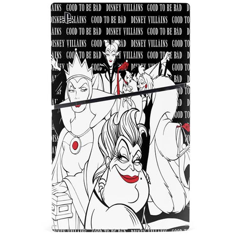 Disney Villains Characters Art PS5 Slim Disk Bundle Skin