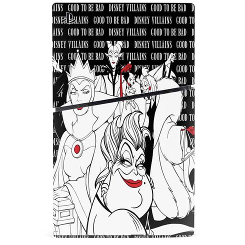 Disney Villains Characters Art PS5 Slim Digital Edition Console Skin