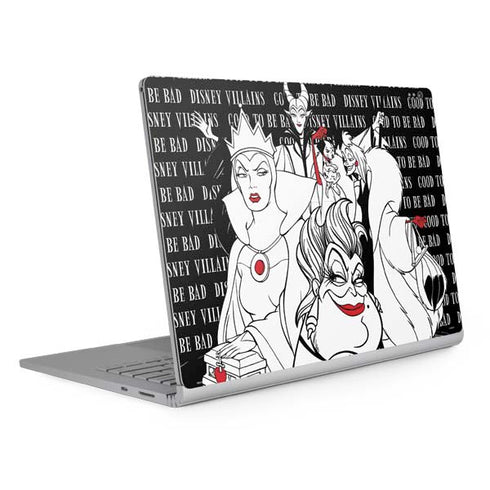 Disney Villains Characters Art Surface Book 2 13.5in Skin