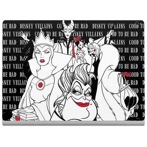 Disney Villains Characters Art Surface Book 2 15in Skin