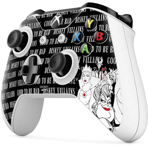 Disney Villains Characters Art Xbox One S Controller Skin