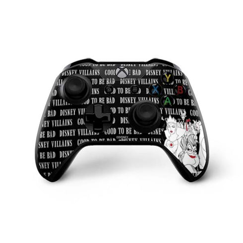 Disney Villains Characters Art Xbox One X Controller Skin