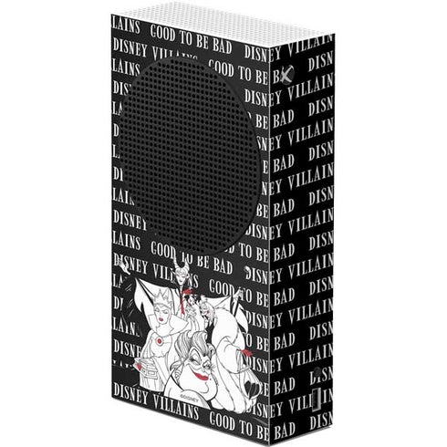 Disney Villains Characters Art Xbox Series S Console Skin