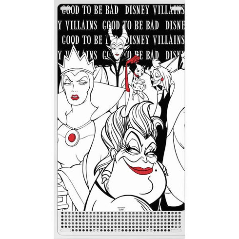 Disney Villains Characters Art Xbox Series S Console Skin